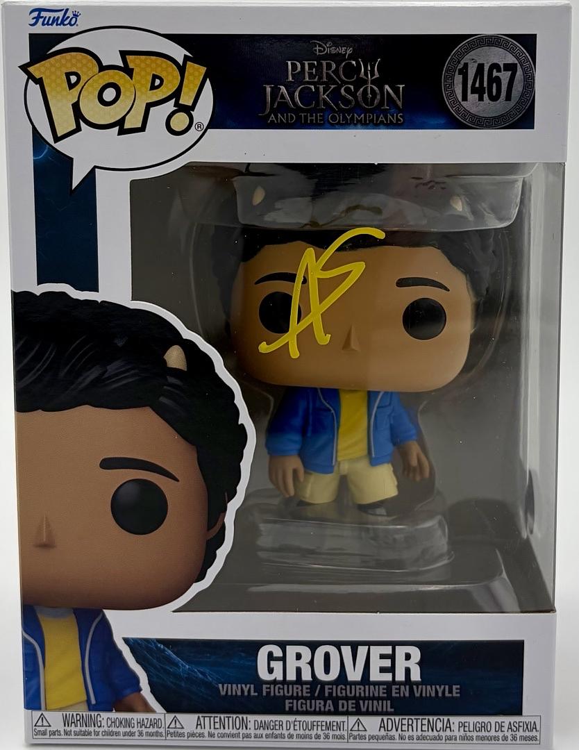 Aryan Simhadri signed Funko (Percy Jackson) - Beckett COA